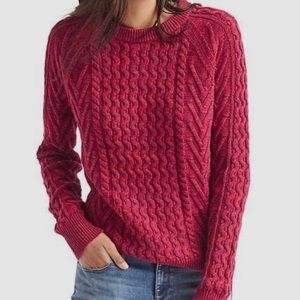 Berry Gap Cable Sweater